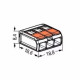 德國 WAGO 221-412 萬用接頭 接線器 接線端子 快速接頭 電線連接 導線連接器